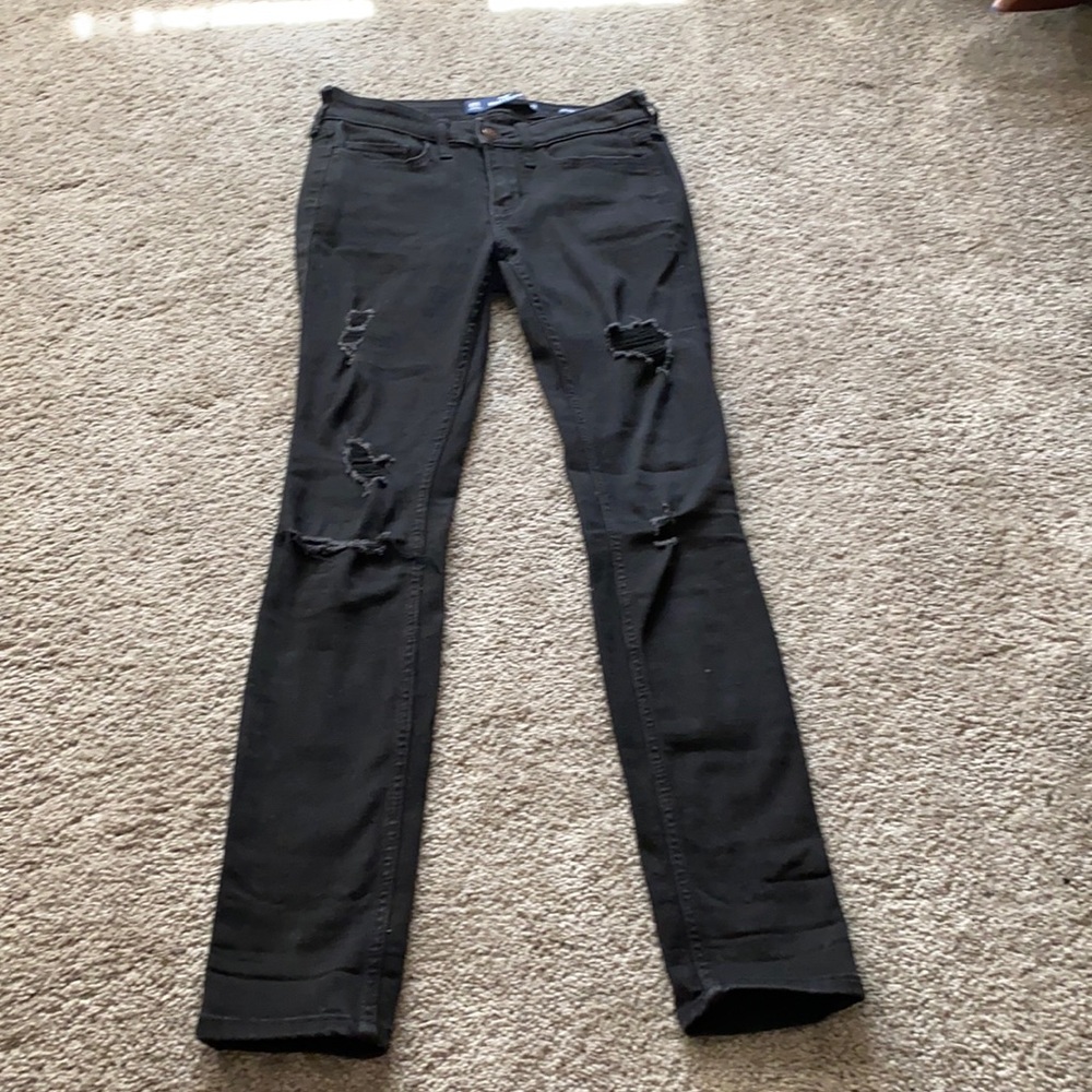 HOLLISTER LOW RISE SUPER SKINNY JEANS